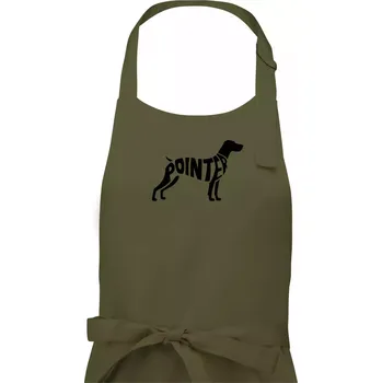 Kuchyňská zástěra Pointer nápis v těle - Pánská zástěra na vaření - Univerzální velikost ( Khaki )
