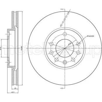 Brzdový kotouč Brzdový kotouč METELLI 23-0605C