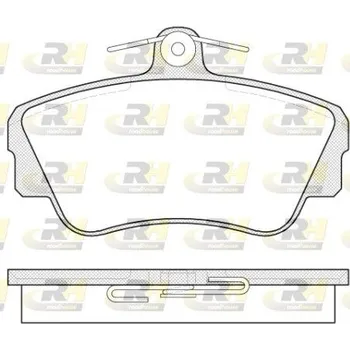 Brzdová destička Klocki hamulcowe 21216, 2309.00