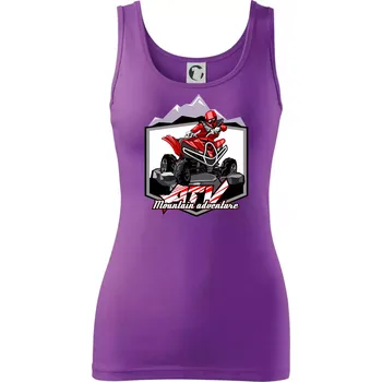 Dámské oblečení ATV čtyřkolka Mountain - Dámské tílko - S ( Fialová )