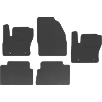 autokoberec Velurové autokoberce Edecor, sada 5 kusů