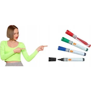 Popisovač na bílou tabuli vícebarevný Nobo 4 ks