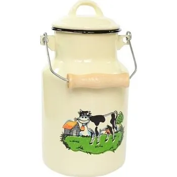 Konvička na mléko PROHOME - Konvička 2L s víčkem smaltovaná