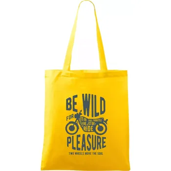 Be Wild - Taška bavlněná - 42 x 38 cm ( Žlutá )