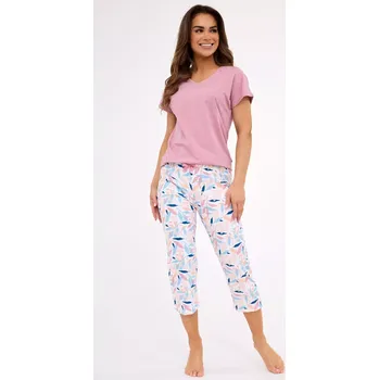 Pánské pyžamo DÁMSKÉ PYŽAMO KR 372/450 LOUISA růžová M