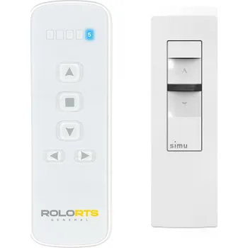 Dálkový ovladač SIMU 1ch 2008799 - kompatibilní dálkové ovládání ROLO bílý