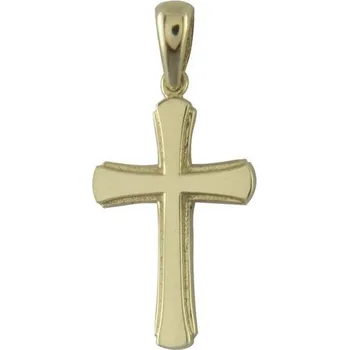 Přívěsek Zlatý přívěsek křížek 2685 (585/1000) 0.65 g