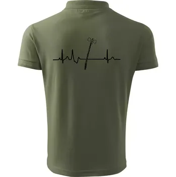 Pánská košile EKG Pomlázka - Polokošile pánská Pique Polo 203 - 2XL ( Khaki )