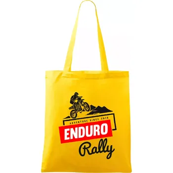 Enduro rally - Taška bavlněná - 42 x 38 cm ( Žlutá )