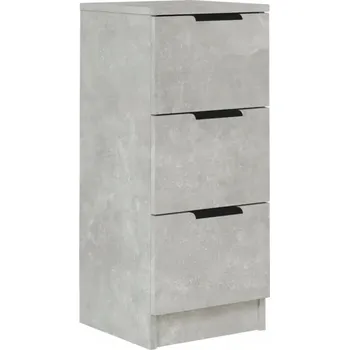 Komoda Komoda VidaXL 30 x 30 x 70 cm, odstíny šedé