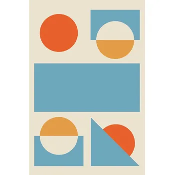 Plakát Plakát, Obraz - Bright Minimal Shapes Series #2, jay stanley