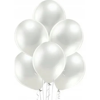 Balónek Balónky "B105 - Lesklé", stříbrné, Belbal, 12", 100 ks