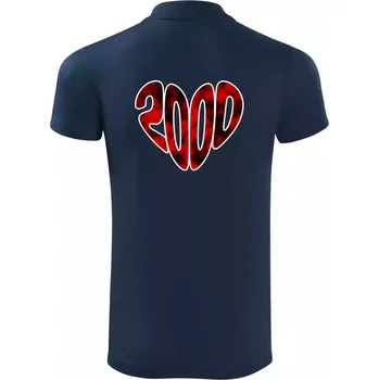 Pánská košile 2000 v srdci - Polokošile Victory sportovní (dresovina) - XL ( Námořní modrá (velmi tmavá - téměř černá) )
