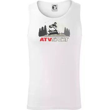 ATV čtyřkolka sport - Tílko pánské Core - M ( Bílá )