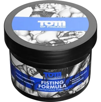 Lubrikační gel Tom of Finland Fisting Formula 236 ml, hybridní lubrikant se znecitlivujícím účinkem