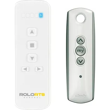 Dálkový ovladač Somfy 74300 RTS - kompatibilní dálkové ovládání ROLO bílý