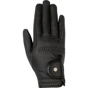 Jezdecké rukavice Grip Style HKM, zimní, černé, XL