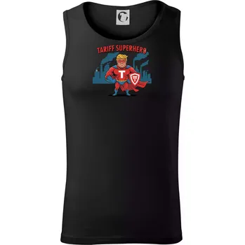 Tariff Superhero Trump - Tílko pánské Core - L ( Černá )