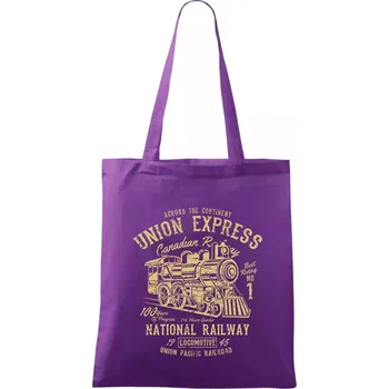 Union Express - Taška bavlněná - 42 x 38 cm ( Fialová )