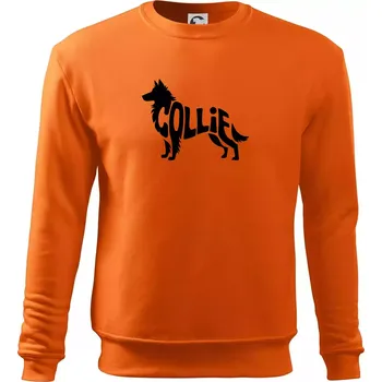 Pánská mikina Colie nápis v těle - Mikina Essential pánská - 3XL ( Oranžová )