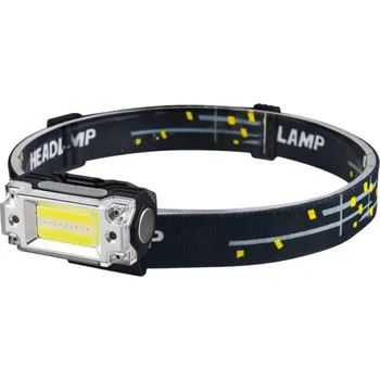 Čelovka COB čelovka s pohybovým senzorem a červeným světlem LED Světlo na klobouk s klipem a elastickým páskem Outdoor svítilna na baterie