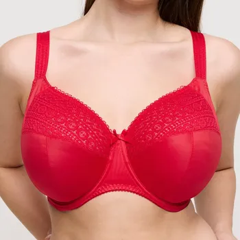 Podprsenka Primadonna - Montara podprsenka vysoká nevyztužená true red 90K 0163385