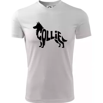 Colie nápis v těle - Dětské triko sportovní (dresovina) - 158 cm/12 let ( Bílá )