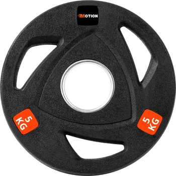 LITINOVÉ ZÁVAŽÍ NA ČINKU KOTOUČ ZÁTĚŽ GUMOVANÉ MOTION 5KG