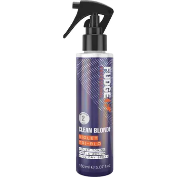 Stylingový přípravek Fudge Violet Tri-Blo termoochranný sprej pro blond vlasy, 150 ml