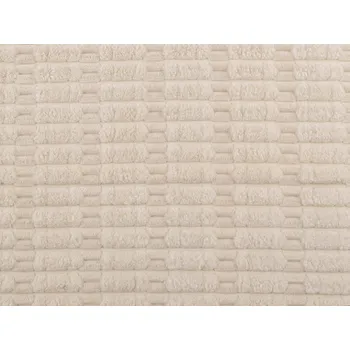 Dekorační látka s 3D plyšovou strukturou METRÁŽ - 6 1 (330 g/m²) krémová nejsvět.