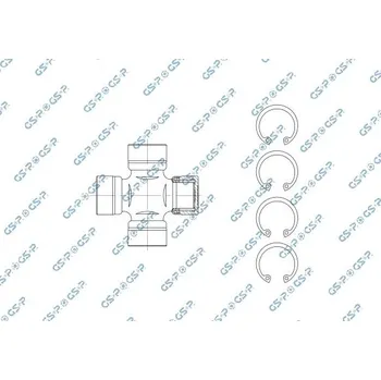 Hřídel nápravy Kloub, kloubový hřídel GSP UJ900193