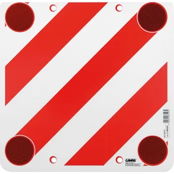 Lampa Reflexní tabule na přívěs s odrazkami EcoCartel, 50x50 cm