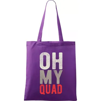 OH my Quad - Taška bavlněná - 42 x 38 cm ( Fialová )