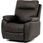 TV a relaxační křeslo s manuálním ovládáním, potah coffee látka v dekoru vintage