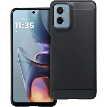 Náhradní kryt pro mobilní telefon Kryt Carbon Case Motorola Moto G15 Black