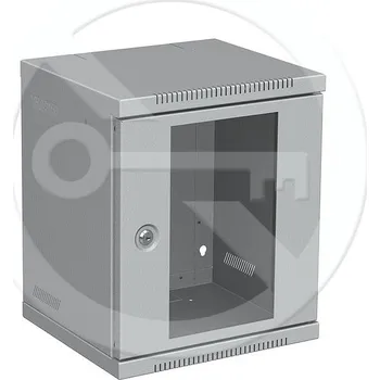 Rozvaděč Nástěnný rozvaděč Solarix 10" 6U RAL 7035 skleněné dveře LC-10-6-11-G 86110201