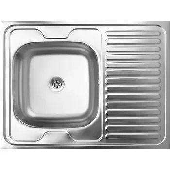 Keramický dřez Jednokomorový dřez Kuchinox 60 ocel stříbrný