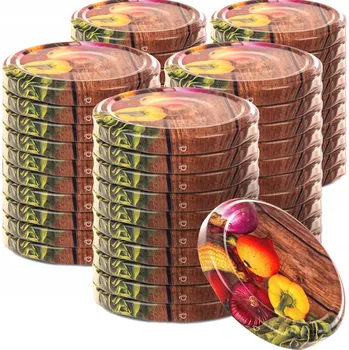 Sklenice ŠROUBOVACÍ VÍČKO NA SKLENICE BUTE;LEK ŠROUBOVACÍ VÍČKO FI66 50 Ks 4 ÚCHYTKY