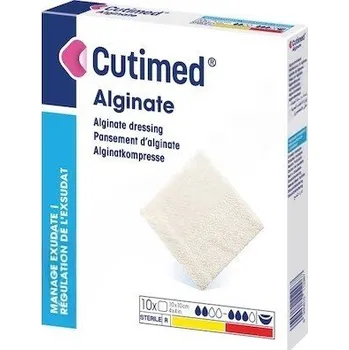 Krytí na ránu Cutimed Alginate alginátové krytí 10x10cm 10ks