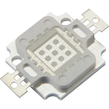 Polovodič SMD LED Dioda 10W, Tyrkysová 490nm