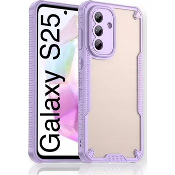 Pouzdro na mobilní telefon Zadní Kryt ST pro Samsung Galaxy S25 fialový