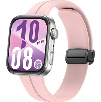 Příslušenství k chytrým hodinkám SILIKONOVÝ ŘEMÍNEK PRO HUAWEI WATCH FIT 3 ŘEMÍNEK S MAGNETICKÝM ZAPÍNÁNÍM