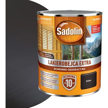 Lak na dřevo Lazura s olejem Sadolin rozpouštědlová 0,75 l Eben