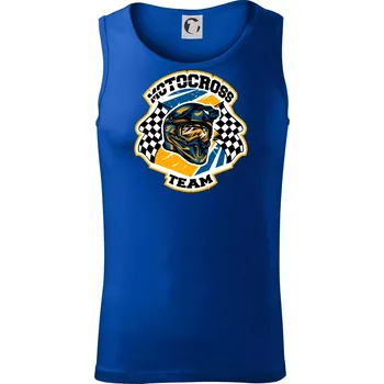 Motocross team helma - Tílko pánské Core - L ( Královská modrá )