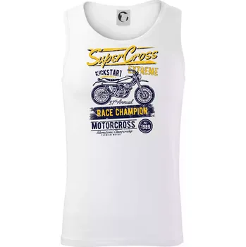 Super Cross - Tílko pánské Core - S ( Bílá )