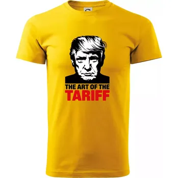 Trump The art of the tariff - Triko extra velké (5-8XL) - 6XL ( Žlutá )