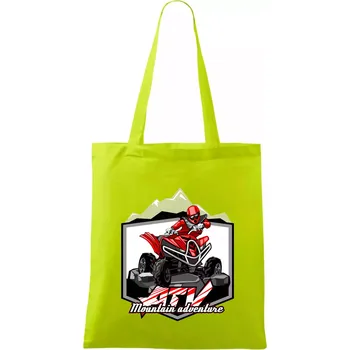 ATV čtyřkolka Mountain - Taška bavlněná - 42 x 38 cm ( Limetková )
