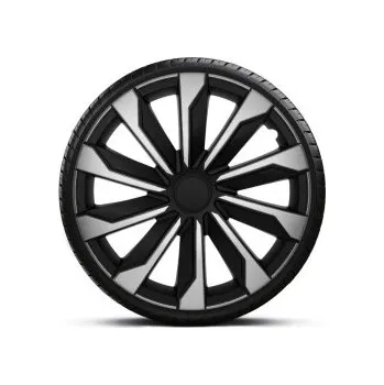 Autodíl Gorecki Poklice sada 4ks 15" TYPHOON SILVER BLACK