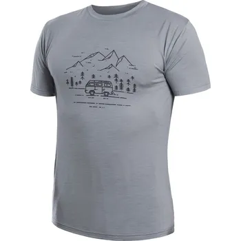 Pánská móda SENSOR MERINO ACTIVE VAN LIFE pánské triko kr.rukáv šedá S