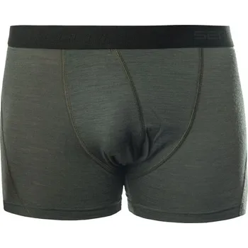 Pánské spodní prádlo SENSOR MERINO AIR pánské trenky olive green L